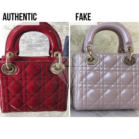 lady dior fake vs real|is lady dior real.